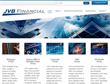 Tablet Screenshot of jvbfinancial.com